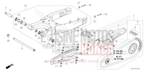 BRAS OSCILLANT CRF1100A2N de 2022